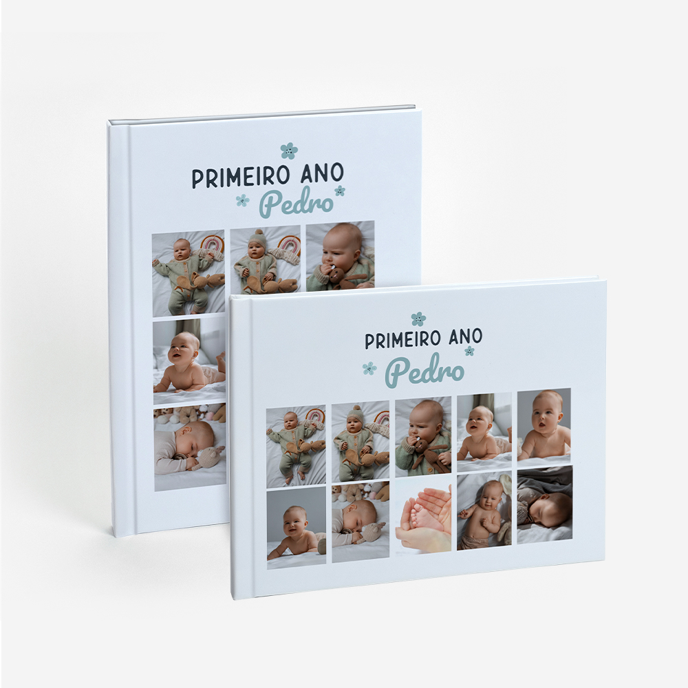 Álbum Del Primer Año del Bebé Verde 1