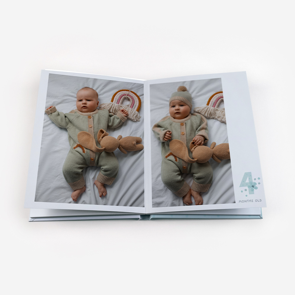 Álbum Del Primer Año del Bebé Verde 3