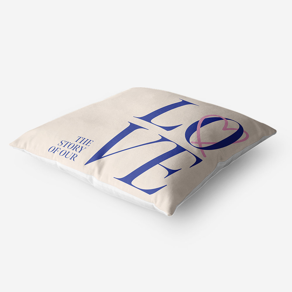 Cojín The Story of Our Love 1