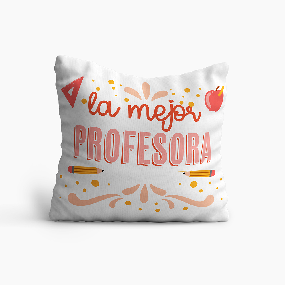 Cojín La mejor profesora 1