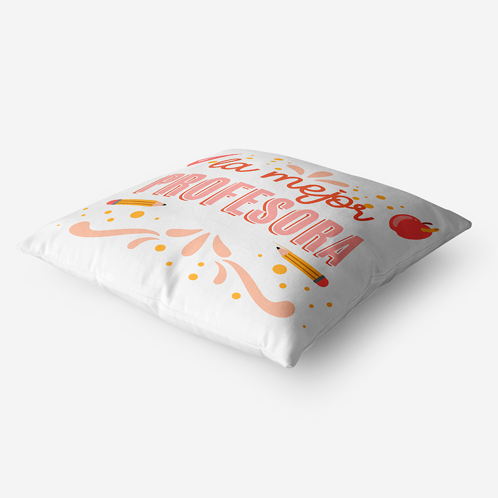 Cojín La mejor profesora 3