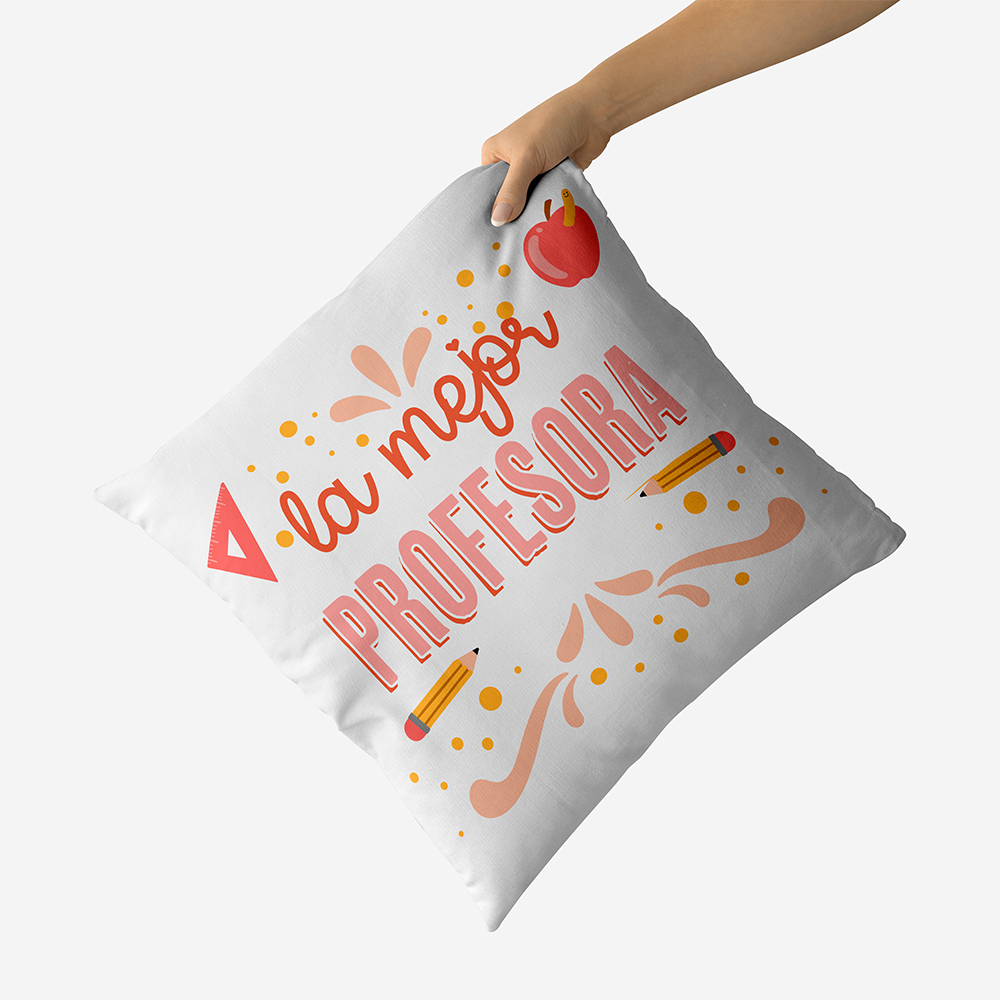 Cojín La mejor profesora 4