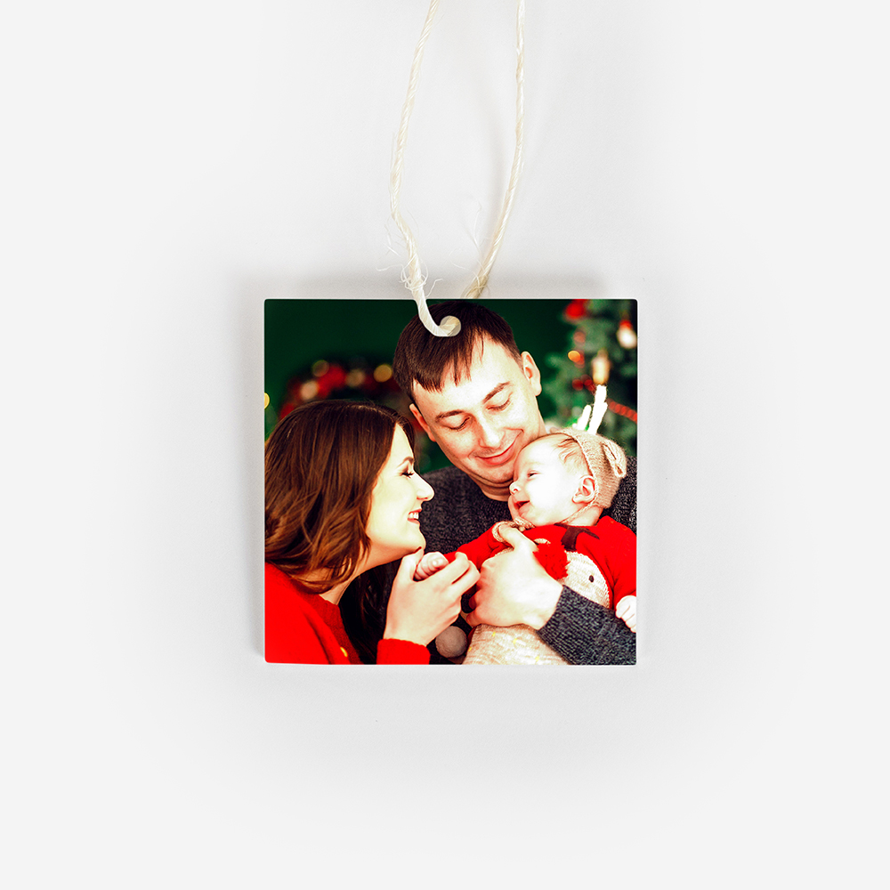 Adorno de navidad Cuadrado 1