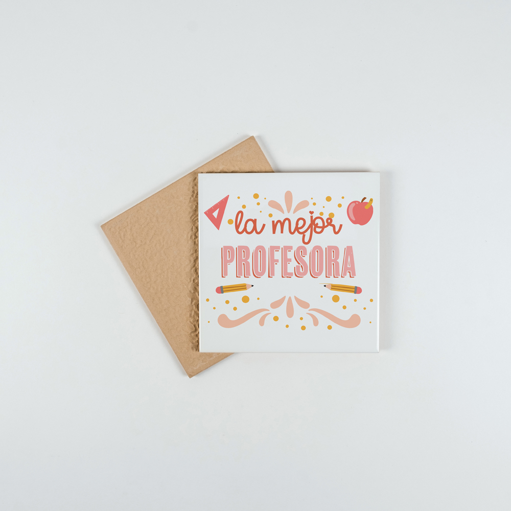 Azulejo La Mejor Profesora 1