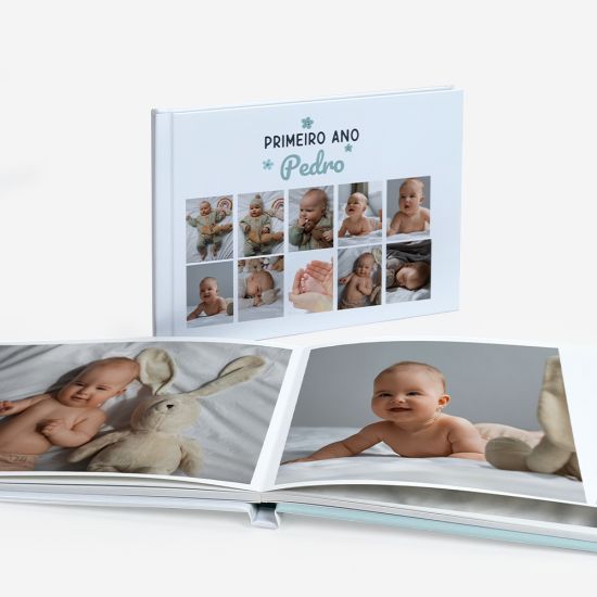 Álbum Del Primer Año del Bebé Verde 2