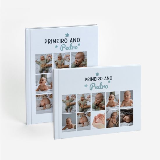 Álbum Del Primer Año del Bebé Verde 1